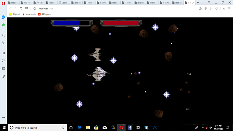 2D Air Force Combat Game Using gdevelop Engine